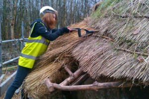Stuff-thatching the roof